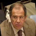 Funneled image of Sergey Lavrov