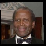 Funneled image of Sidney Poitier