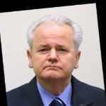 Funneled image of Slobodan Milosevic