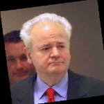Funneled image of Slobodan Milosevic