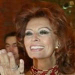 Funneled image of Sophia Loren
