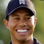 Funneled image of Tiger Woods