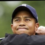 Funneled image of Tiger Woods