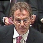 Funneled image of Tony Blair