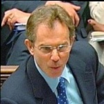 Funneled image of Tony Blair