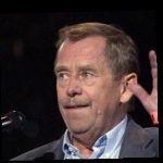 Funneled image of Vaclav Havel