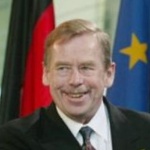 Funneled image of Vaclav Havel
