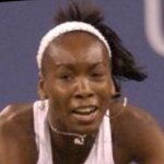 Funneled image of Venus Williams