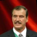 Funneled image of Vicente Fox