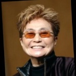 Funneled image of Yoko Ono