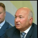 Funneled image of Yuri Luzhkov