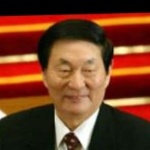 Funneled image of Zhu Rongji