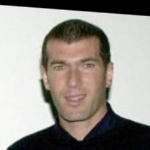 Funneled image of Zinedine Zidane